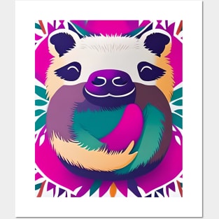 Hang in There Sloth T-Shirt#3 Posters and Art